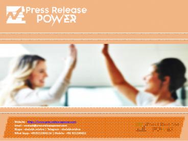 Business Press Releases for Affiliate Marketing