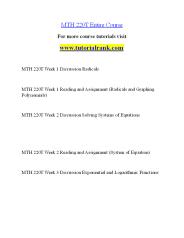 MTH 220T Education Specialist |tutorialrank.com