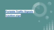 Portable Traffic Signals | caution sign (1)