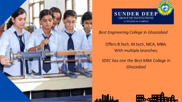 Brief about b tech colleges in Ghaziabad