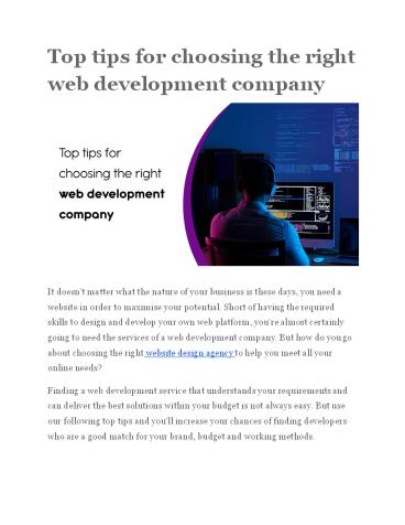 15 Tips and Factors to Consider When Developing Your Web Portal
