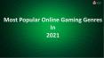 Most Popular Online Gaming Genres in 2021 PowerPoint PPT Presentation