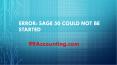 Fix Sage 50 Cannot be Started Error PowerPoint PPT Presentation