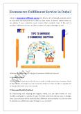 Ecommerce Fulfillment Service in Dubai PowerPoint PPT Presentation