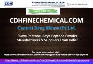 Soya Peptone Manufacturers India-CDHFineChemical