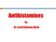 Antihistamines PowerPoint PPT Presentation