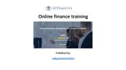 Online finance training