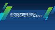 Learning Outcomes