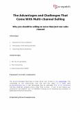 The Advantages and Challenges That Come With Multi-channel Selling PowerPoint PPT Presentation