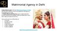 Top Awarded Matrimonial Agency in Delhi PowerPoint PPT Presentation