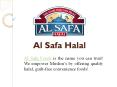 Halal Food - Al Safa Halal PowerPoint PPT Presentation