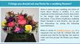 5 things you should ask any florist for a wedding flowers? PowerPoint PPT Presentation