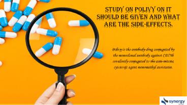import Polivy Polatuzumab vedotin in India
