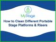 How to Clean Different Portable Stage Platforms & Risers PowerPoint PPT Presentation