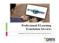 Professional ELearning Translation Services | Call 713-781-2188 PowerPoint PPT Presentation