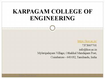 best computer science engineering colleges in coimbatore