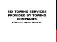 Six Towing Services provided by Towing Companies PowerPoint PPT Presentation