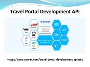 Travel Portal Development API