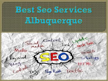 Best Seo Services Albuquerque
