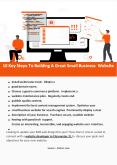 10 Key Steps To Building A Great Small Business Website PowerPoint PPT Presentation