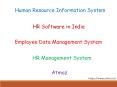 Atmoz - Human Resource Information System | Employee Data Management PowerPoint PPT Presentation