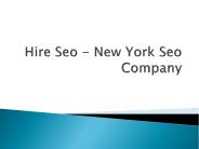 Hire Seo - New York Seo Company
