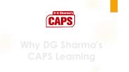 Why DG Sharma's CAPS Learning