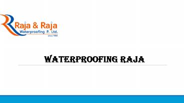 Best Waterproofing Kitchen Services at Raja & Raja