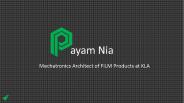 Payam Nia - Possesses Great Communication Skills