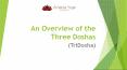 An Overview of the Three Doshas (TriDosha) PowerPoint PPT Presentation