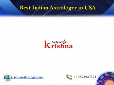 Best Indian Astrologer in USA - Krishnaastrologer.com