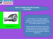 How to Choose the Best Blower Packages