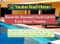 Know the Essential Check-List for Your Beach Vacation PowerPoint PPT Presentation