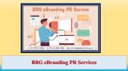 BBG eBranding PR Services