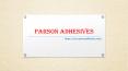 Pipe Sealant Adhesive | Parson Adhesives