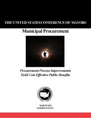 Procurement Process Improvements Yield Cost-Effective Public Benefits