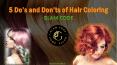 5 Do’s and Don’ts of Hair Coloring - Glamcode PowerPoint PPT Presentation