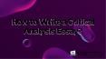 How to Write a Critical Analysis Essay PowerPoint PPT Presentation