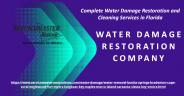 Water Damage Restorations Company in Sarasota