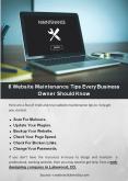 6 Website Maintenance Tips Every Business Owner Should Know PowerPoint PPT Presentation