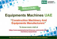 Construction Machinery And Equipments Manufacturers