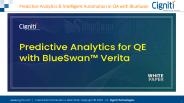 Predictive Analytics & Intelligent Automation in QA | BlueSwan