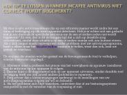 Mcafee bellen online help at your door