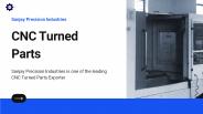 Best CNC Turned Parts