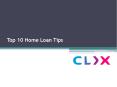 Top 10 Home Loan Tips PowerPoint PPT Presentation