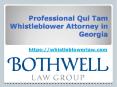 Professional Qui Tam Whistleblower Attorney in Georgia - Bothwell Law Group PowerPoint PPT Presentation