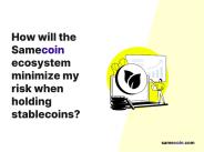 How will Samecoin minimize my risk when holding stablecoins
