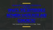 What's The Difference Between Shotcrete and Concrete?