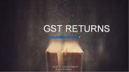 GST Returns-Tax Filling Services