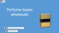 Perfume box packaging free shipping in Texas, USA